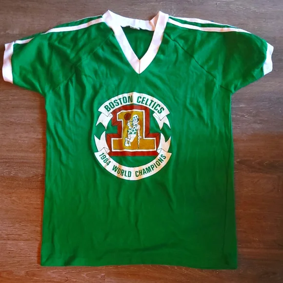 Boston Celtics 1984 NBA world champion vintage t-shirt XL - Picture 1 of 7